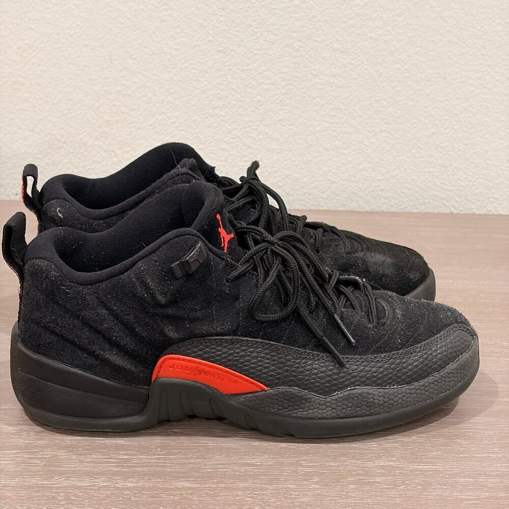 2017 Air Jordan 12 Retro Low BG 'Black Max Orange'